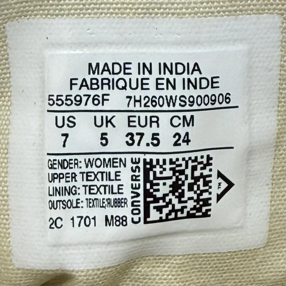 Converse Chuck Taylor All Star Hi Denim Daisy High Tops - Picture 8 of 8